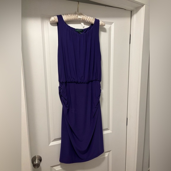 Lauren Ralph Lauren Purple Midi Dress - Picture 2 of 7